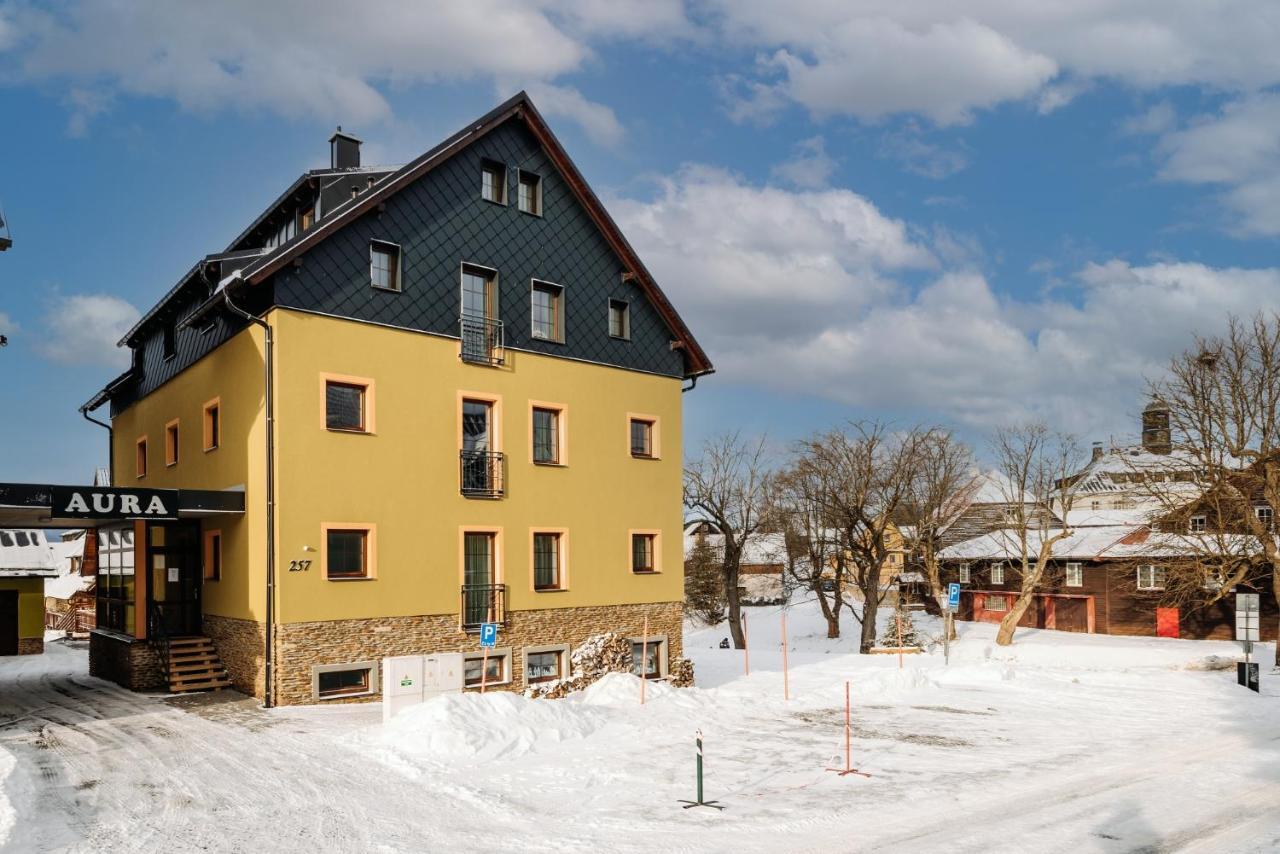 Aura III Lägenhet Boží Dar Exteriör bild